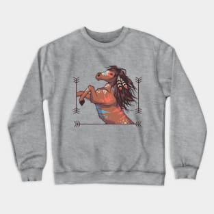 Native Horse Crewneck Sweatshirt